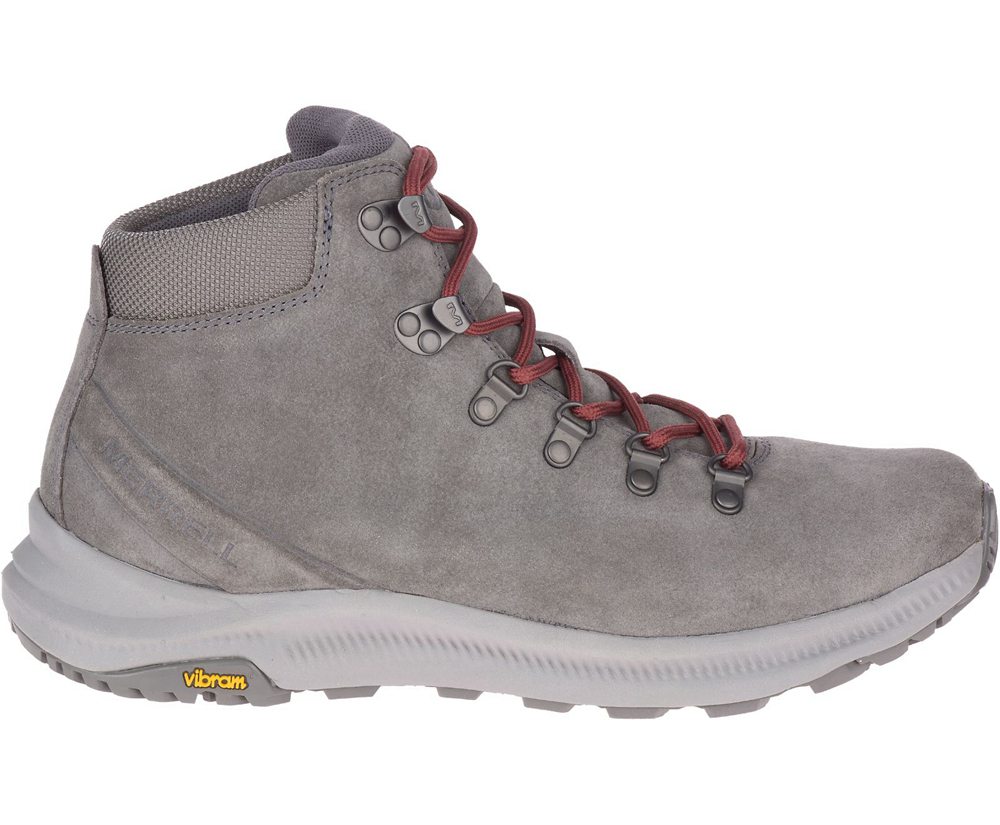 Merrell Vandrestøvler Herre - Ontario Suede Mid - Grå - LWG512347